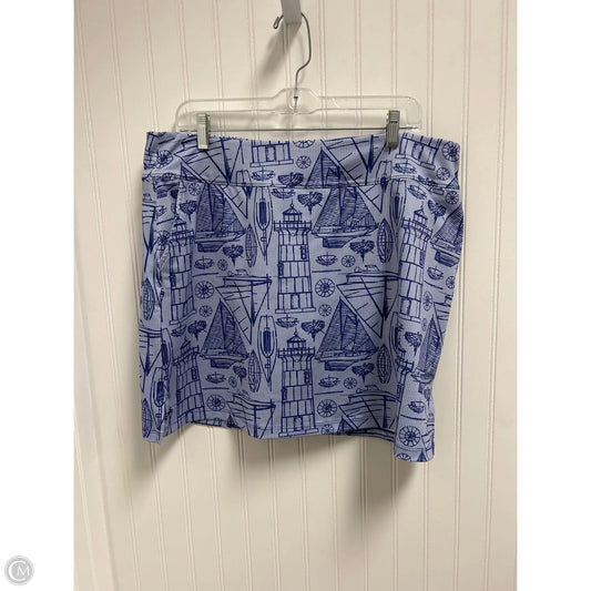 Athletic Skort By Vineyard Vines In Blue, Size: L