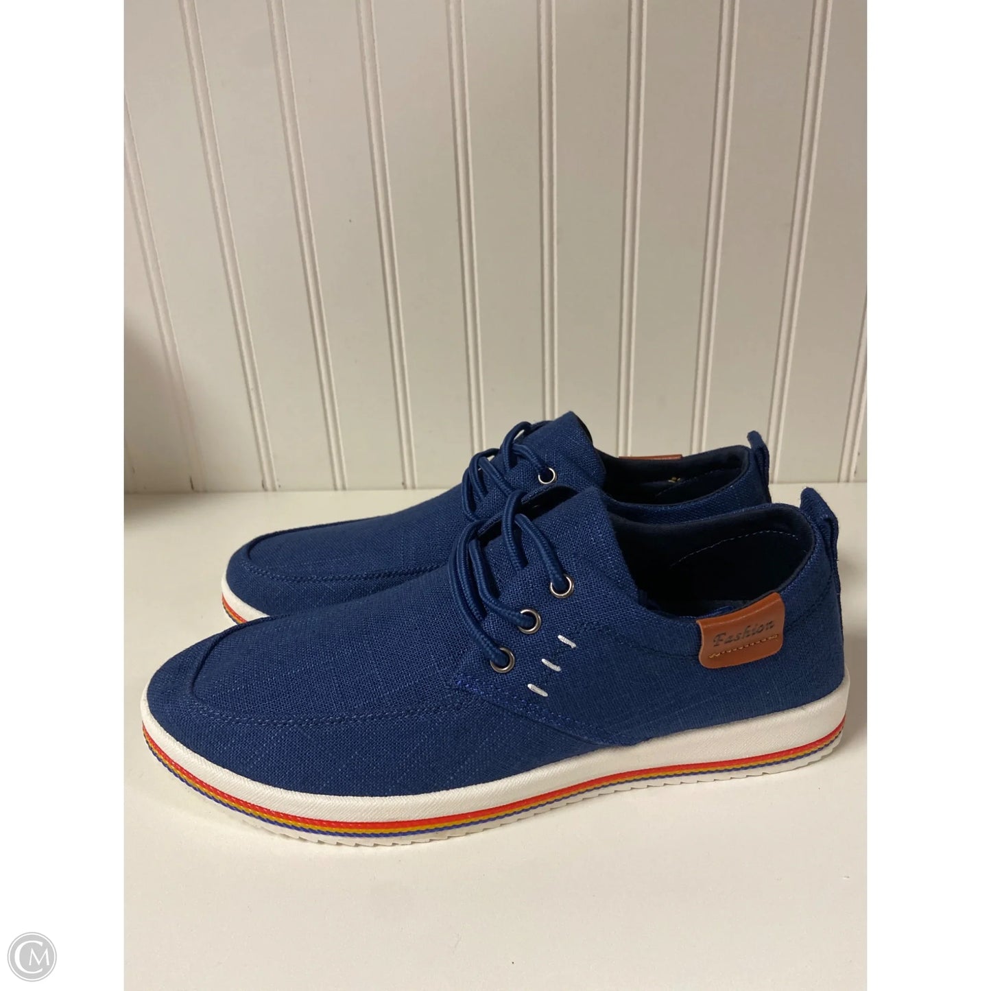 Shoes Sneakers By Clothes Mentor In Blue, Size: 9.5