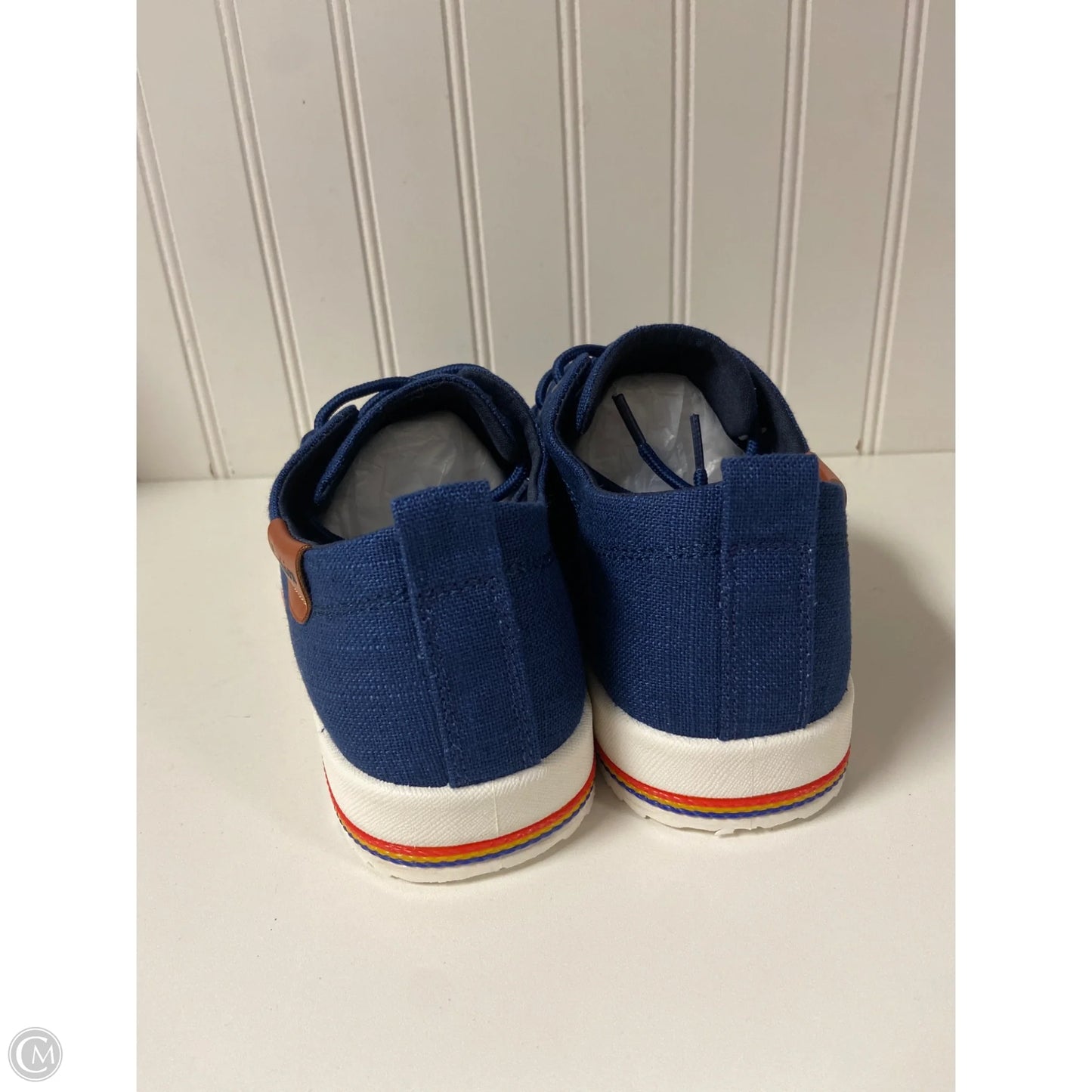 Shoes Sneakers By Clothes Mentor In Blue, Size: 9.5