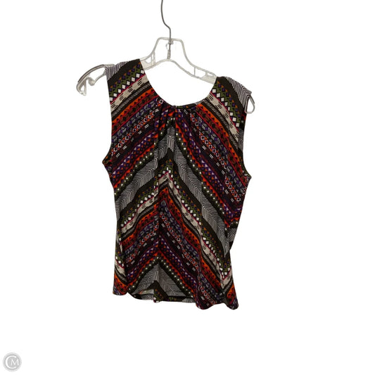 Top Sleeveless By Calvin Klein In Multi-colored, Size: L
