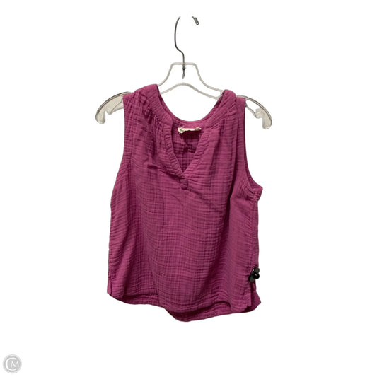 Top Sleeveless By Lucky Brand In Purple, Size: M