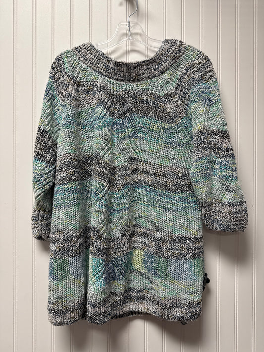 Sweater By J. Jill In Blue & Green, Size: Xl