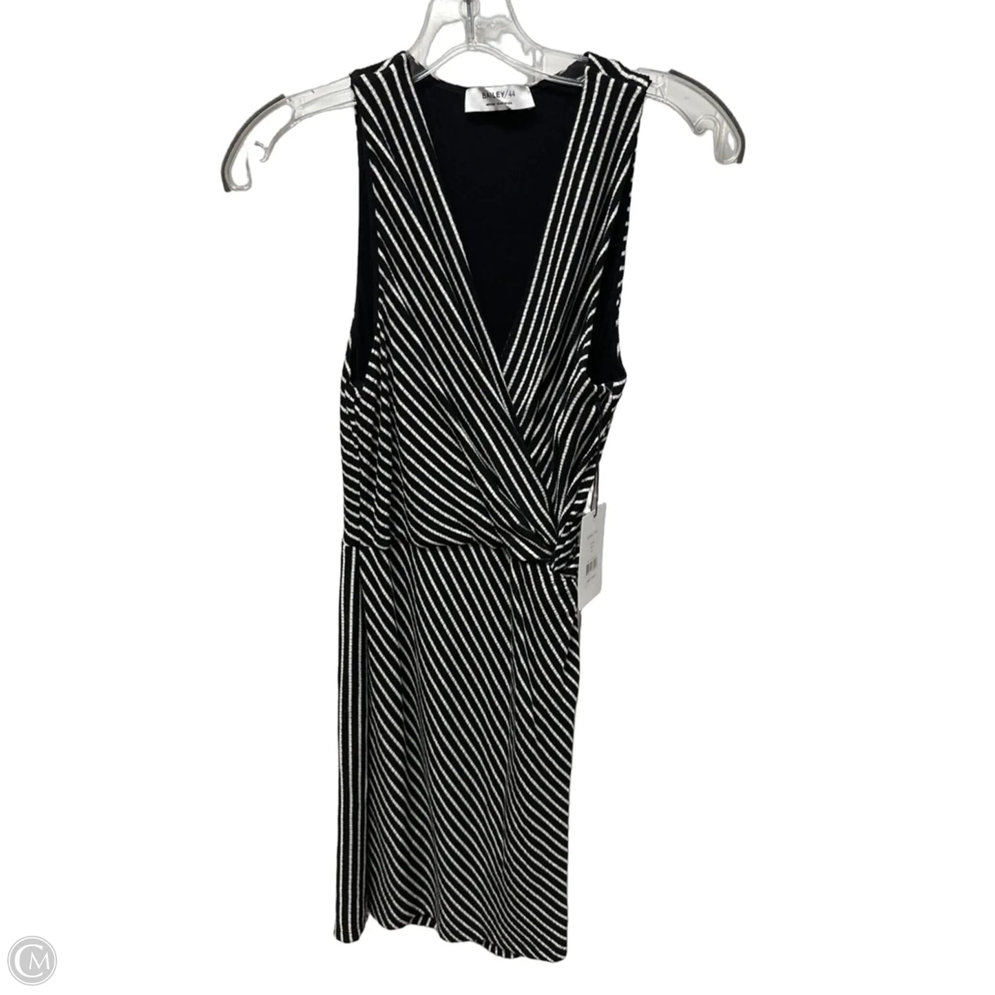 Dress Casual Midi By Bailey 44 In Black & White, Size: M