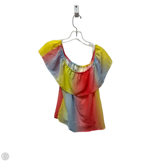 Top Short Sleeve By Clothes Mentor In Multi-colored, Size: S