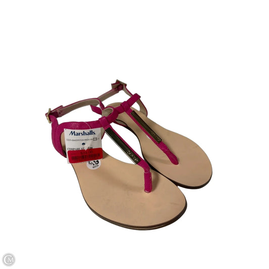 Sandals Flats By Calvin Klein In Pink, Size: 6.5