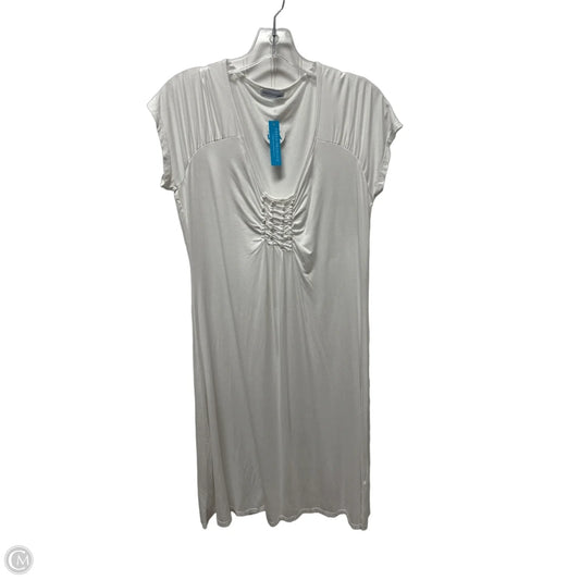 Dress Casual Maxi By Fresh Produce In White, Size: Xl
