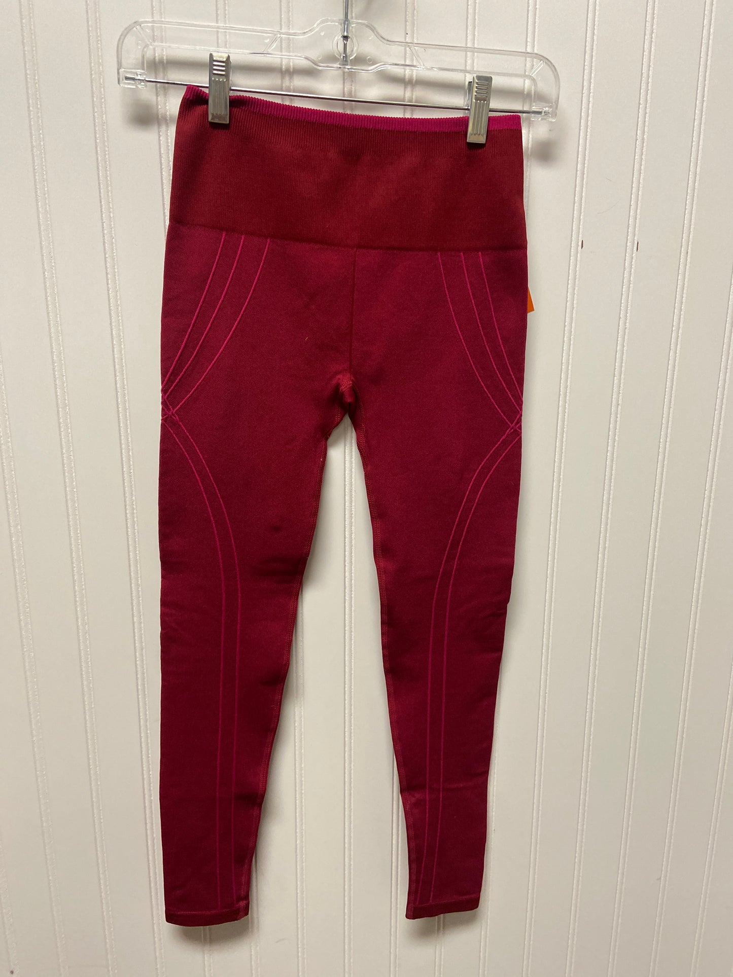 Athletic Leggings By Fabletics In Red, Size: Xs