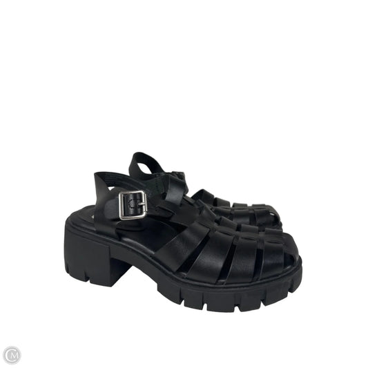 Sandals Heels Block By Madden Nyc In Black, Size: 7