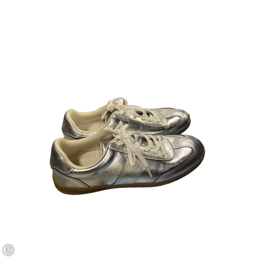 Shoes Flats By J. Crew In Silver, Size: 9