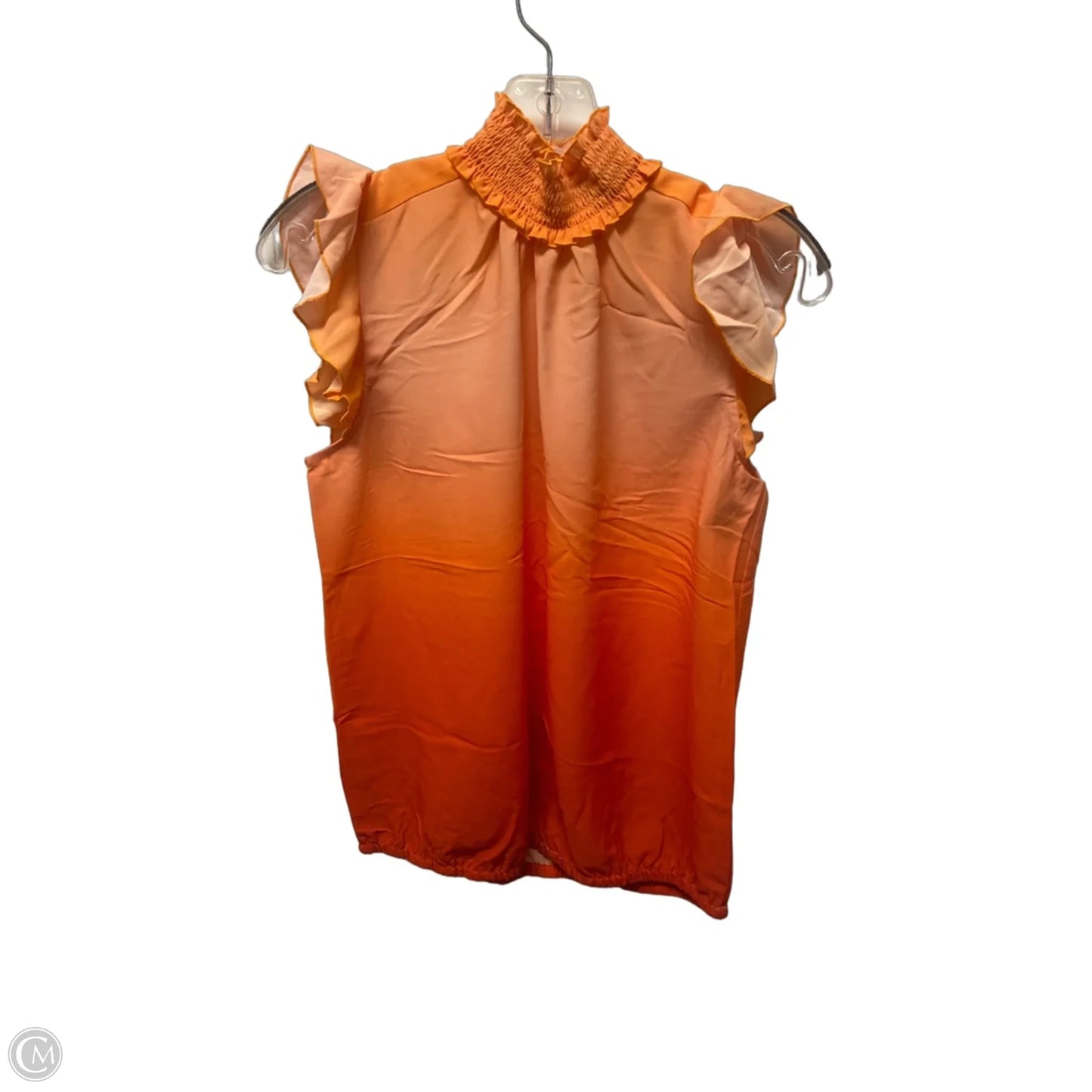 Top Sleeveless By New York And Co In Orange, Size: S