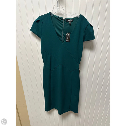 Dress Work By Express In Green, Size: S