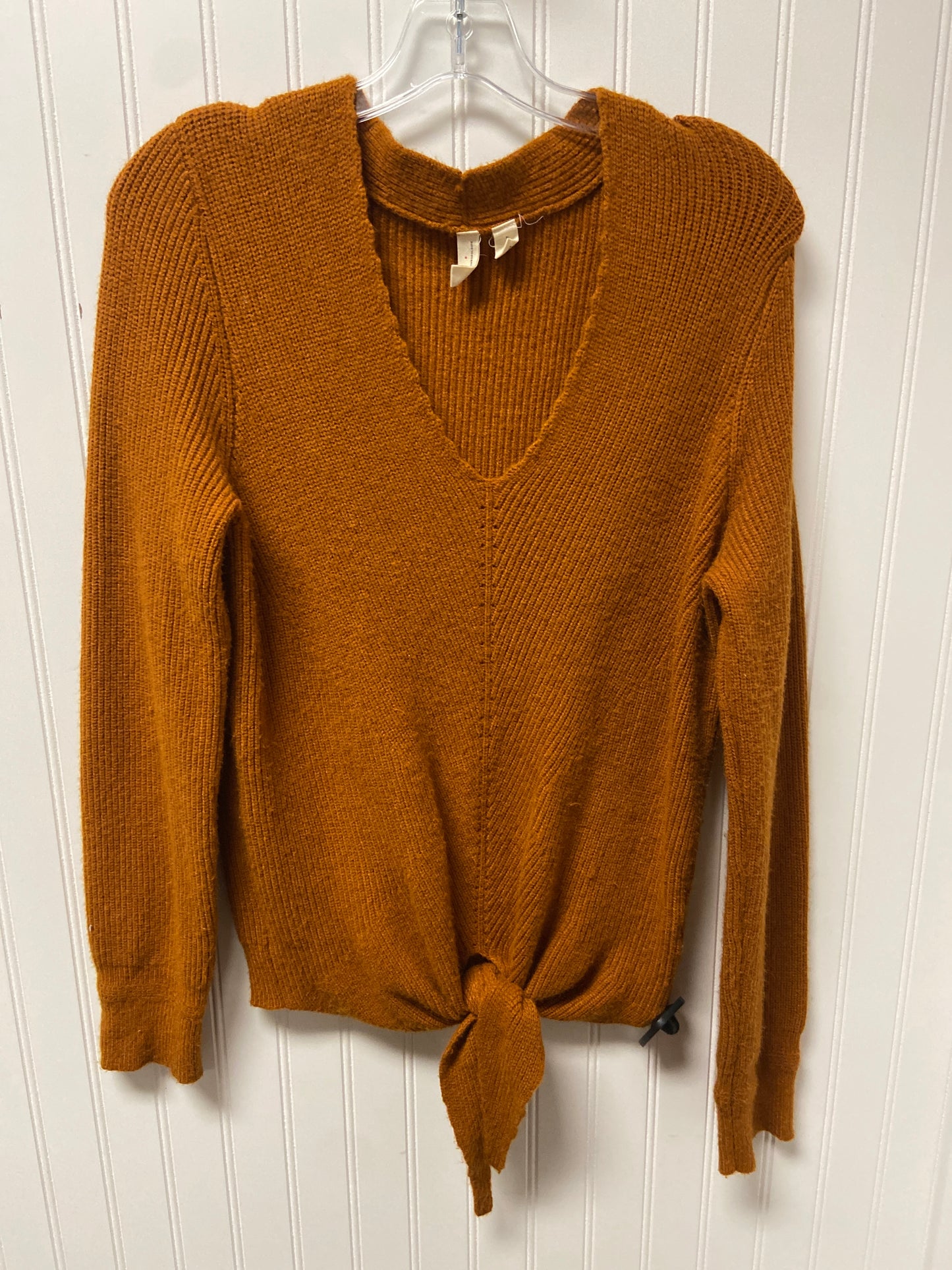 Sweater By Anthropologie In Orange, Size: M