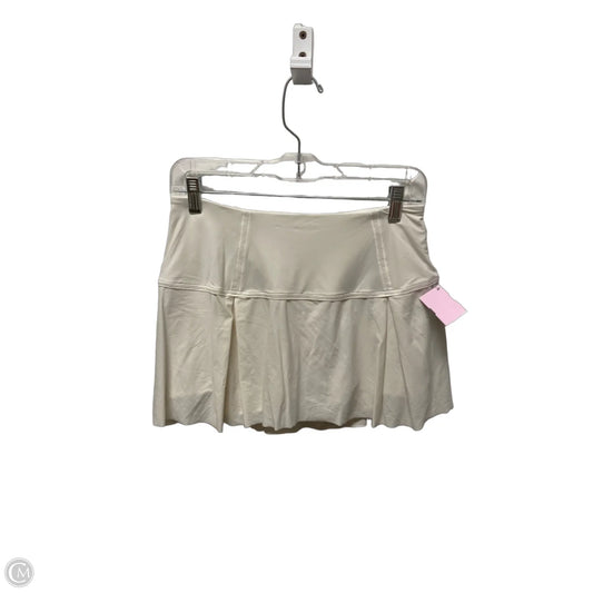 Athletic Skort By Lululemon In White, Size: S