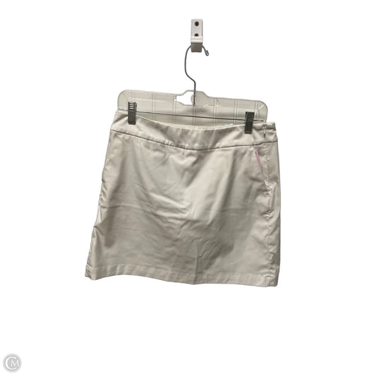 Athletic Skort By Nike In White, Size: S
