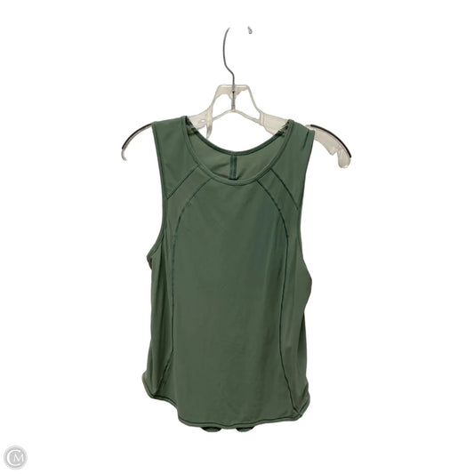 Athletic Tank Top By Lululemon In Green, Size: S