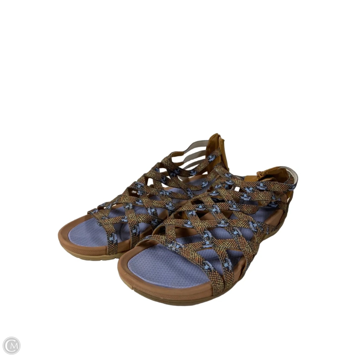 Shoes Flats By Bare Traps In Snakeskin Print, Size: 8