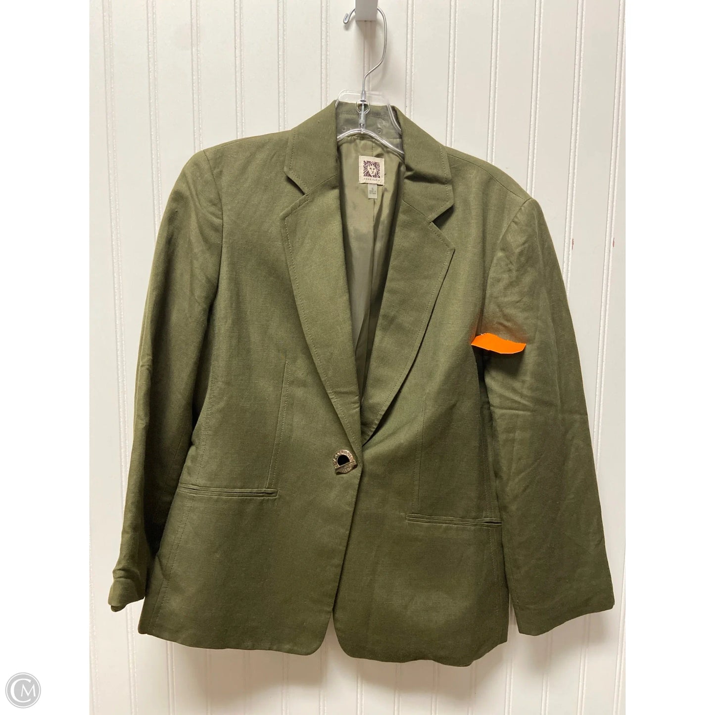 Blazer By Anne Klein In Green, Size: S