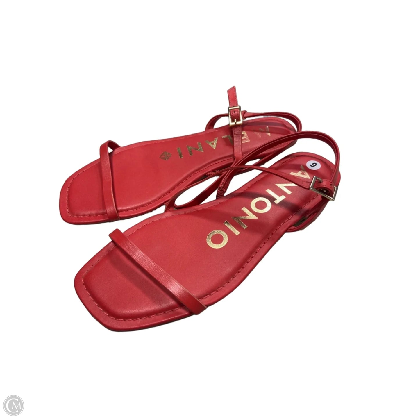 Sandals Flats By Antonio In Red, Size: 6