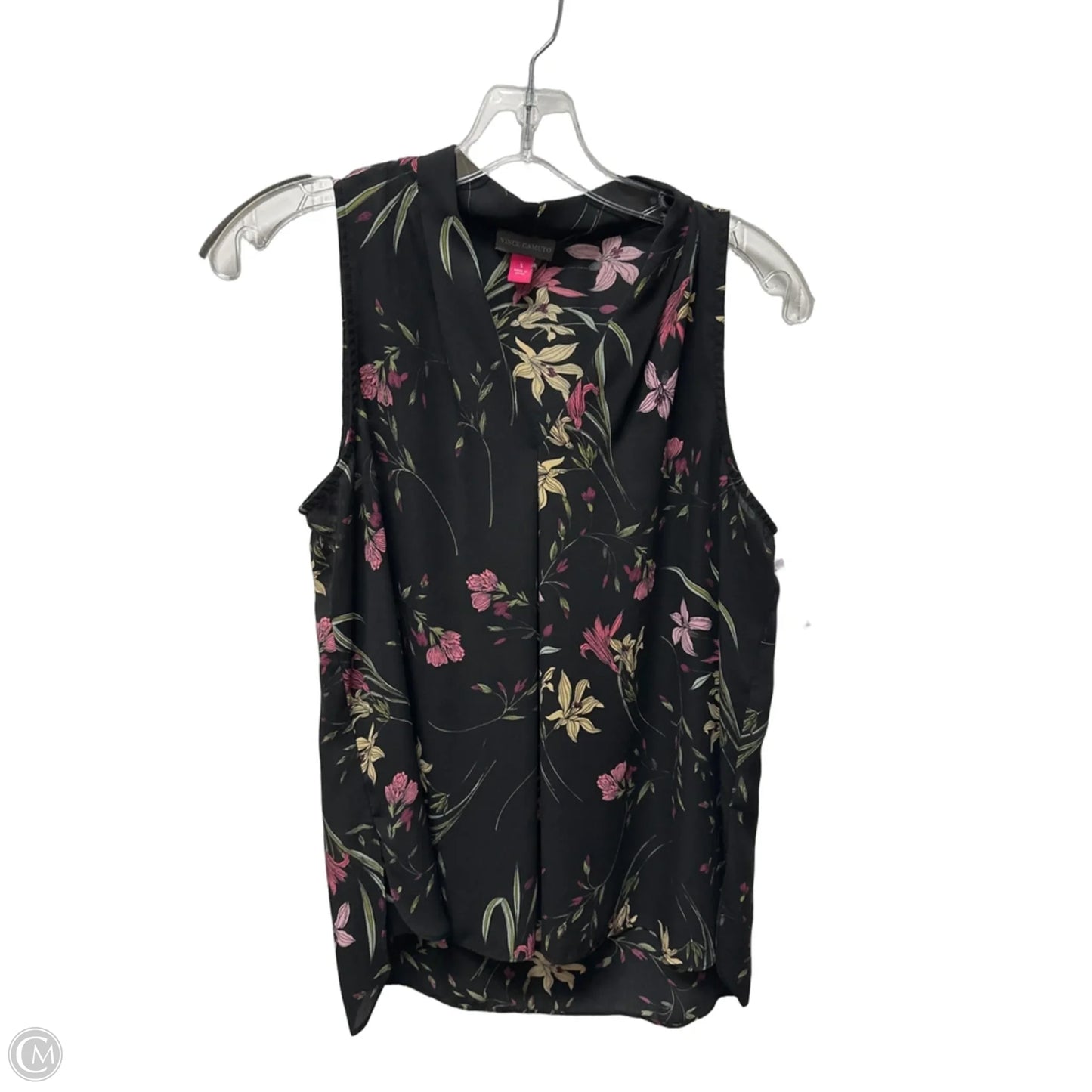 Top Sleeveless By Vince Camuto In Floral Print, Size: S