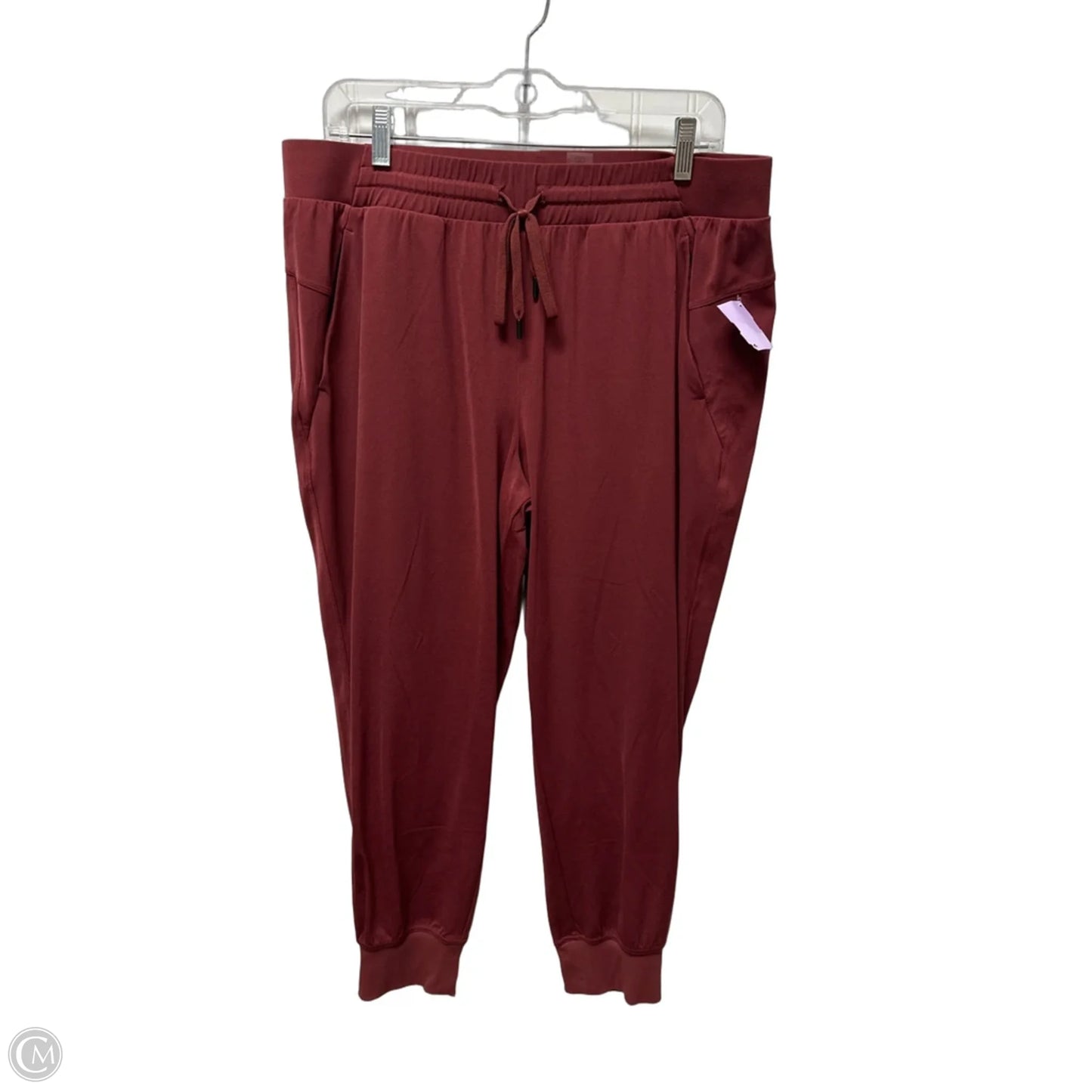 Athletic Pants By Calia In Red, Size: L