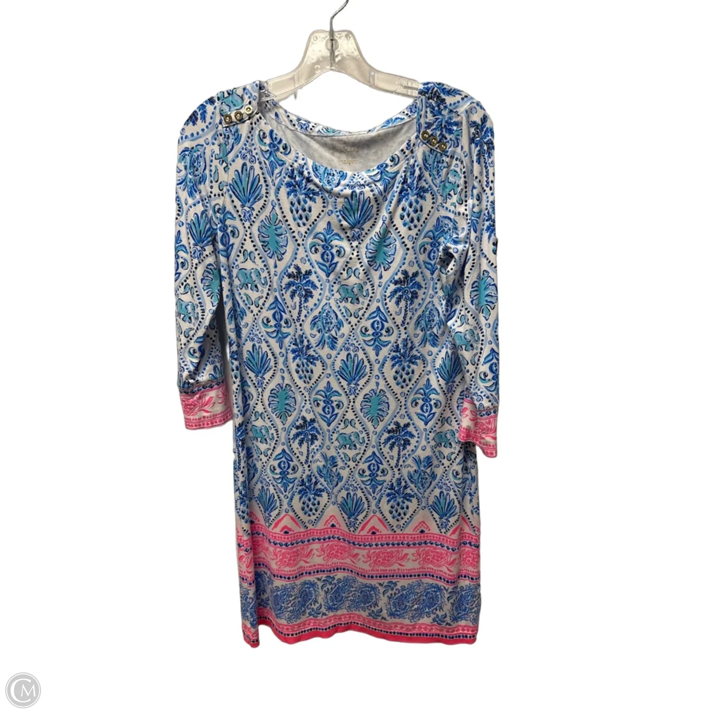 Dress Designer By Lilly Pulitzer In Blue & Pink, Size: S