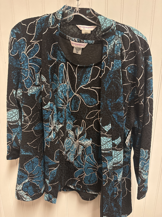 Top 2pc Long Sleeve By Allison Daley  Size: S