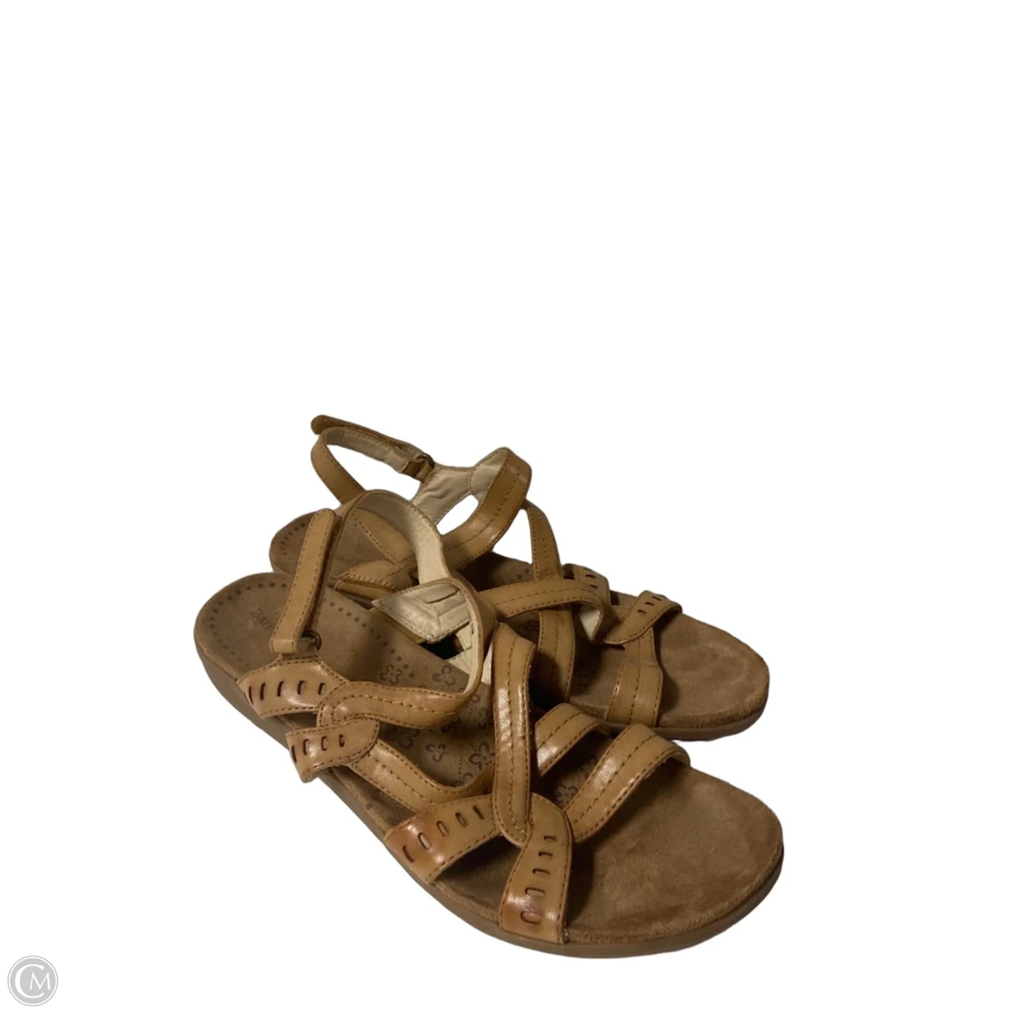 Sandals Flats By Bare Traps In Brown, Size: 11
