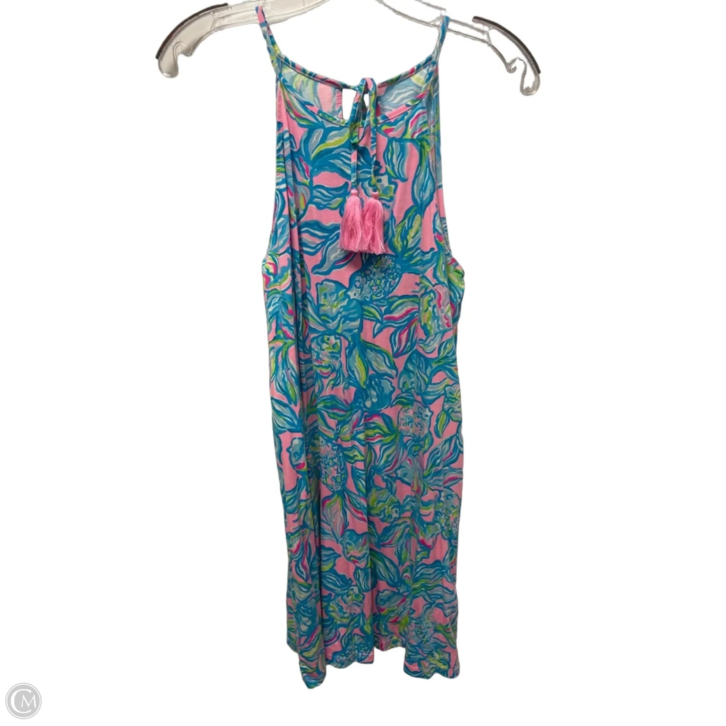 Dress Designer By Lilly Pulitzer In Blue & Pink, Size: S