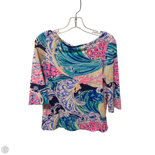 Top Long Sleeve Designer By Lilly Pulitzer In Multi-colored, Size: Xs