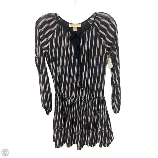 Dress Casual Midi By Michael By Michael Kors In Striped Pattern, Size: Xs