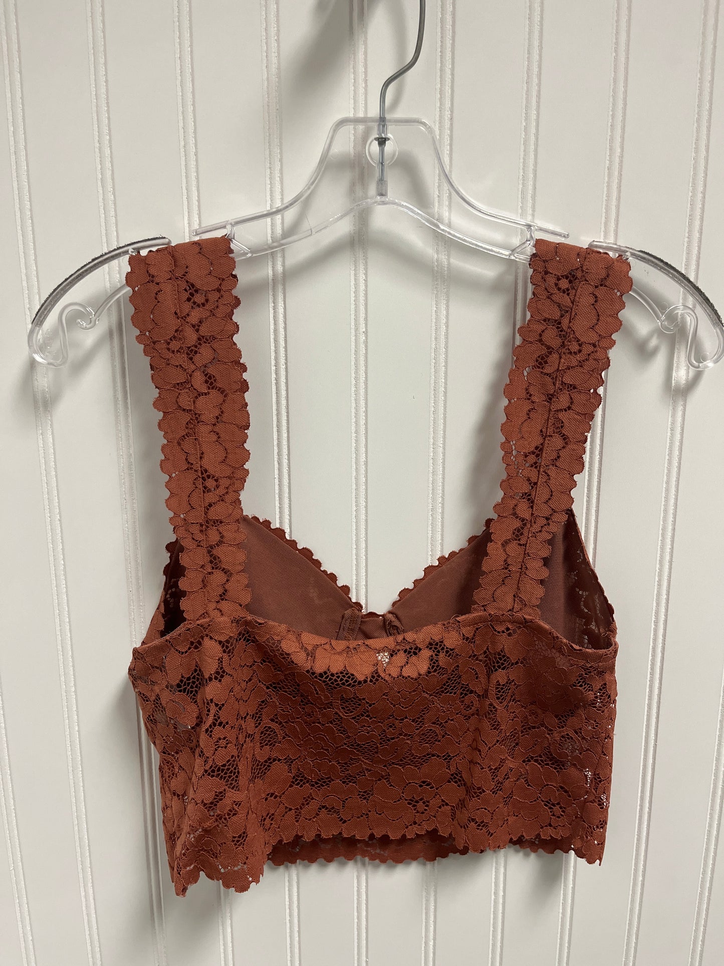 Top Sleeveless By Free People In Copper, Size: M