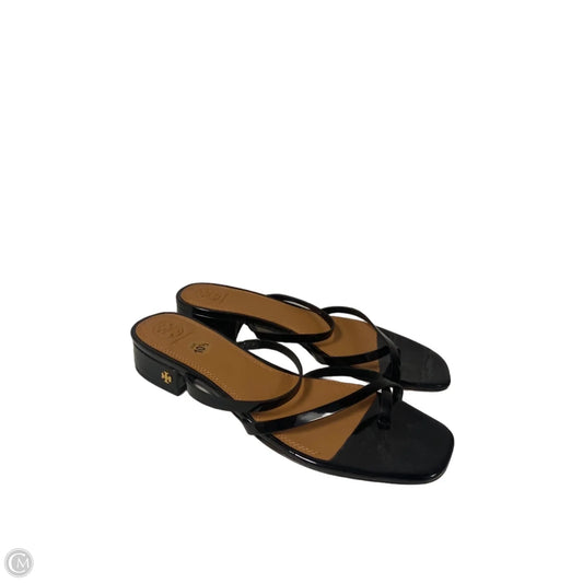 Sandals Designer By Tory Burch In Black, Size: 10.5