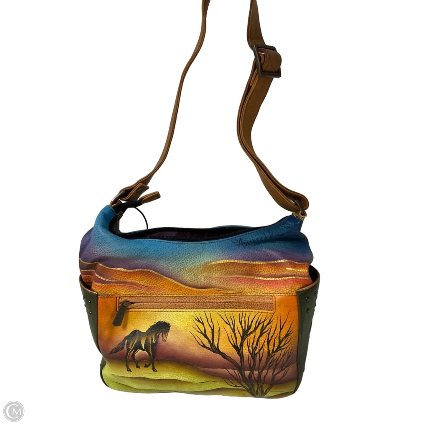 Handbag By Anuschka, Size: Large
