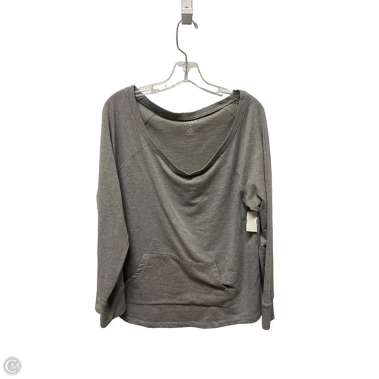 Top Long Sleeve By Torrid In Grey, Size: 2x