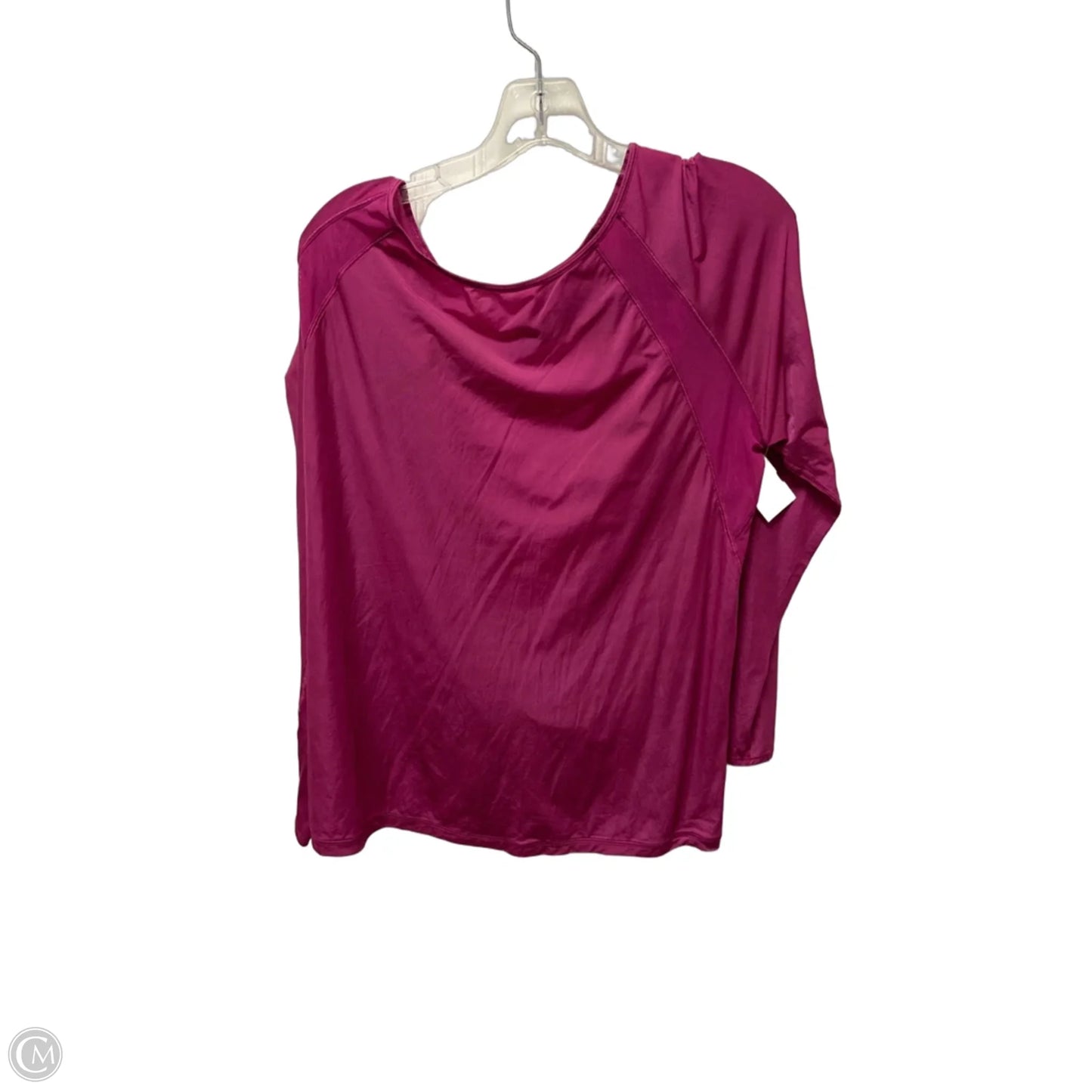 Athletic Top Long Sleeve Crewneck By Lululemon In Purple, Size: M