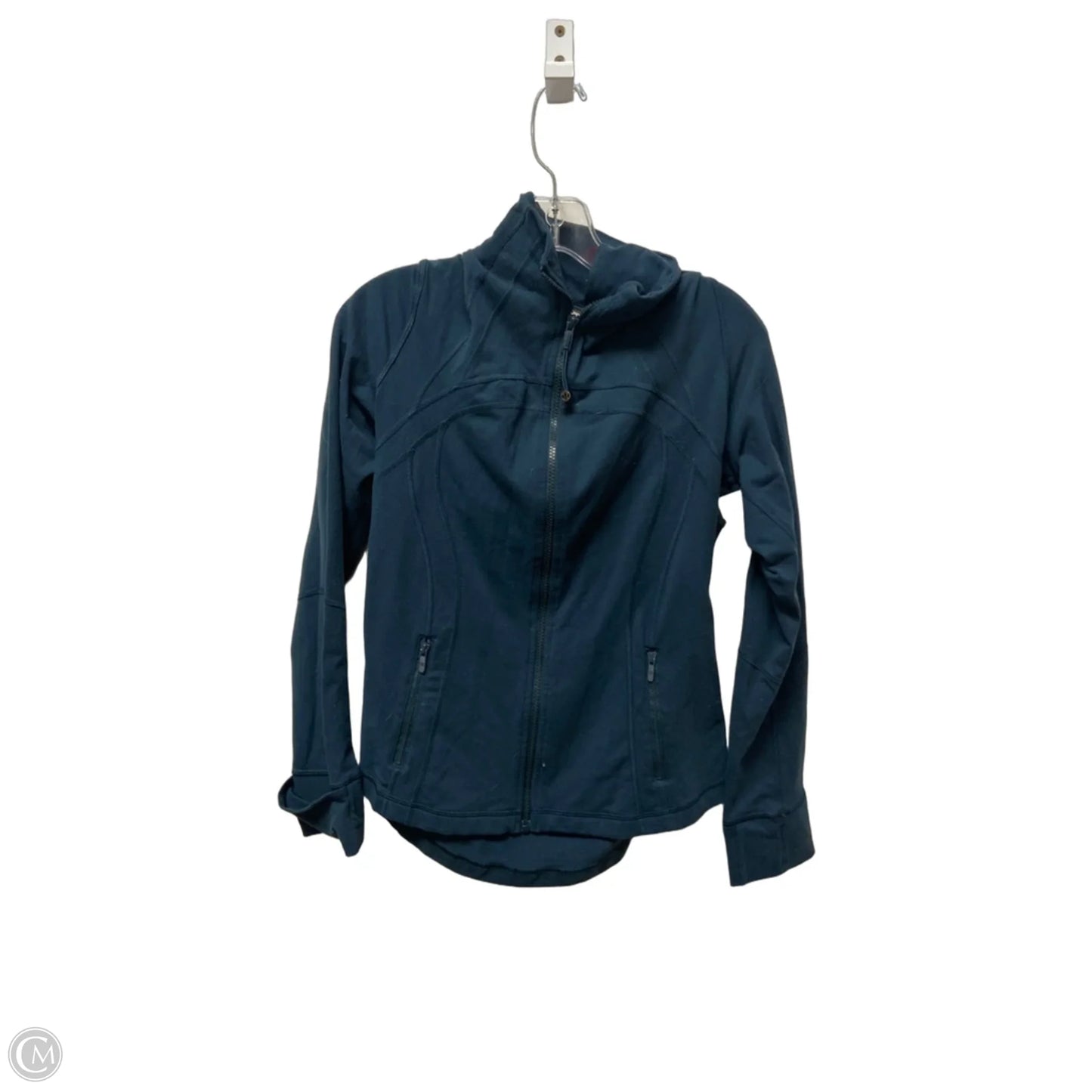 Athletic Jacket By Lululemon In Blue, Size: L