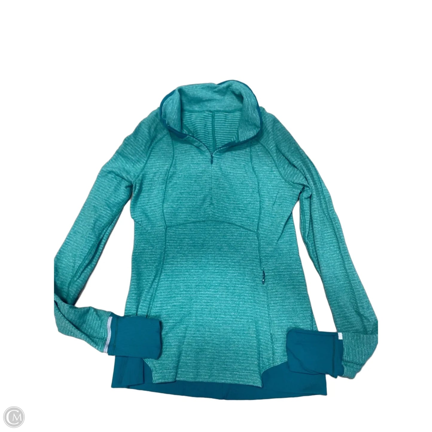 Athletic Jacket By Lululemon In Green, Size: S