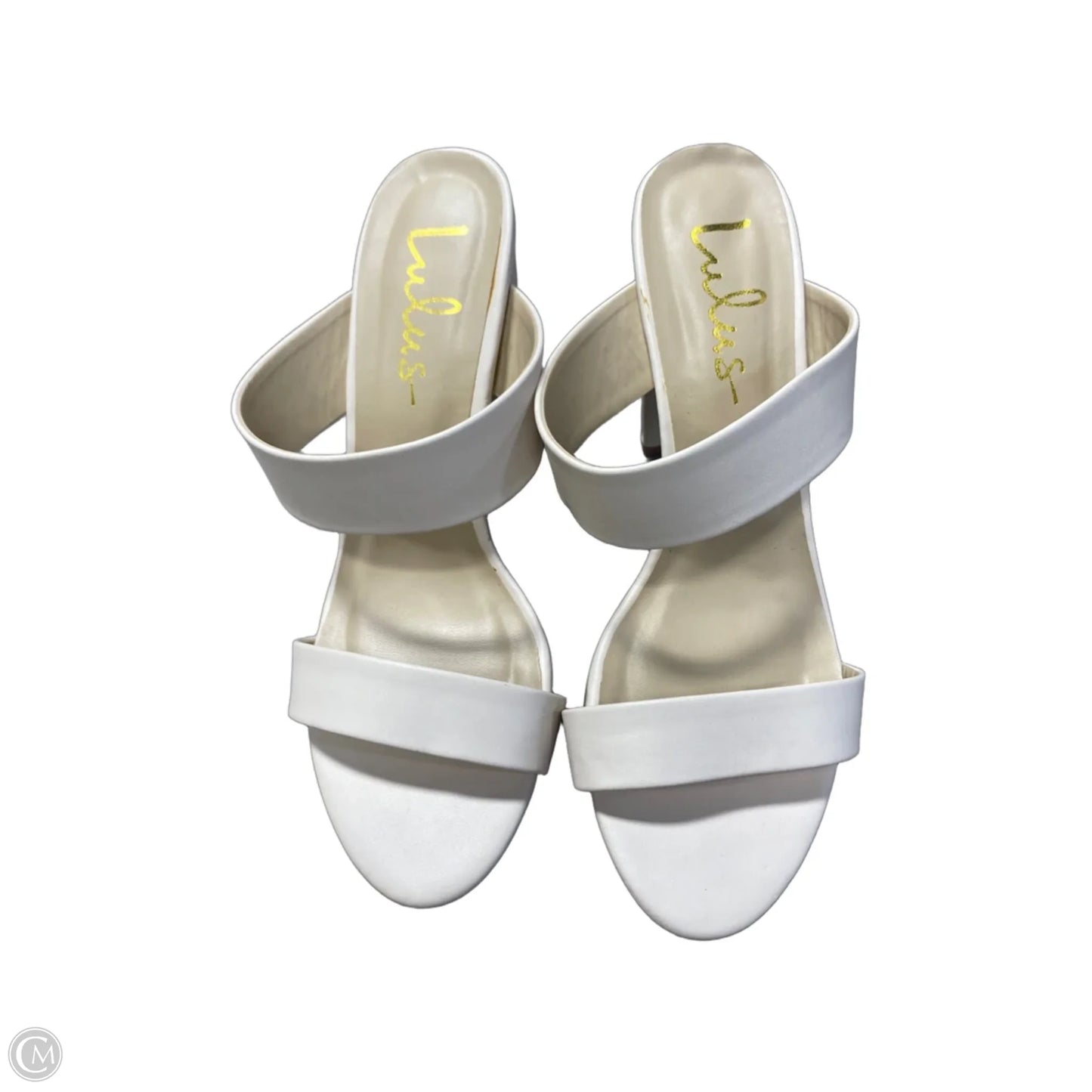 Shoes Heels Block By Lulus In White, Size: 8