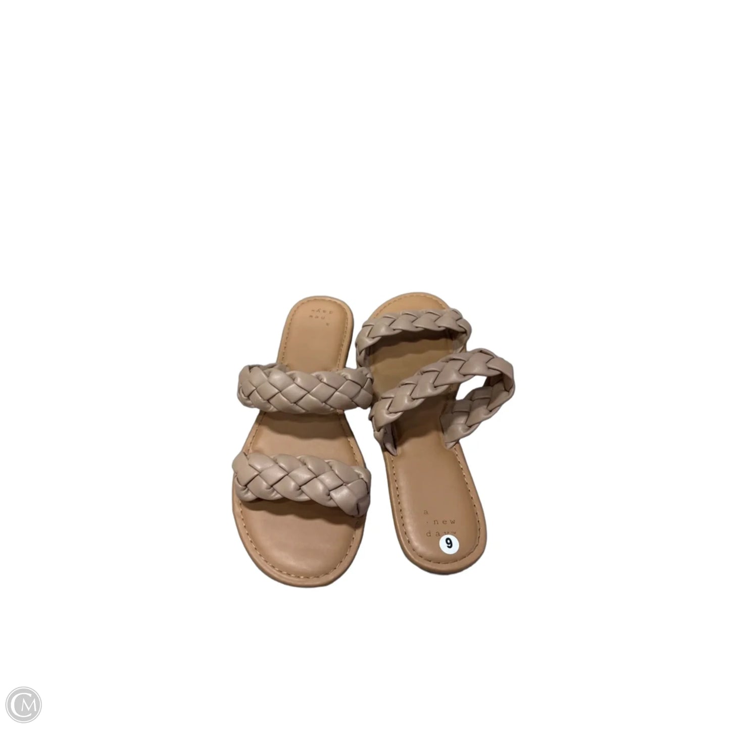 Sandals Flats By A New Day In Tan, Size: 9