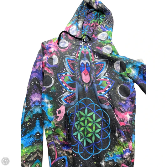 Sweatshirt Hoodie By Clothes Mentor In Multi-colored, Size: 2x
