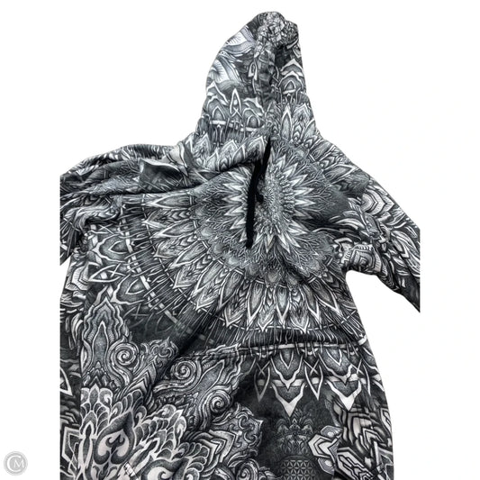 Sweatshirt Hoodie By Clothes Mentor In Grey, Size: 3x