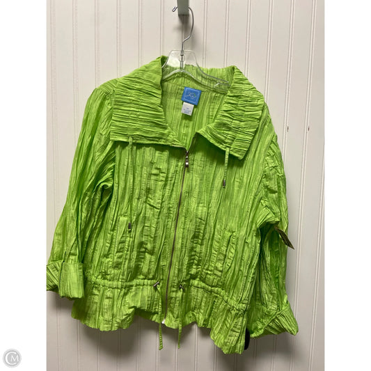Jacket Other By Clothes Mentor In Green, Size: 10