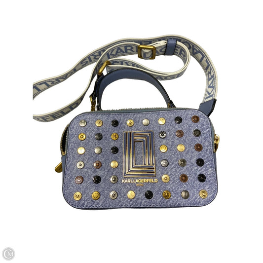 Crossbody Designer By Karl Lagerfeld, Size: Small
