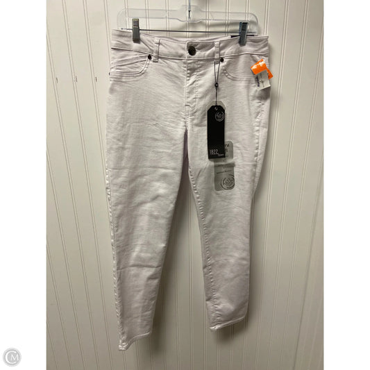 Jeans Skinny By 1822 Denim In White, Size: 12