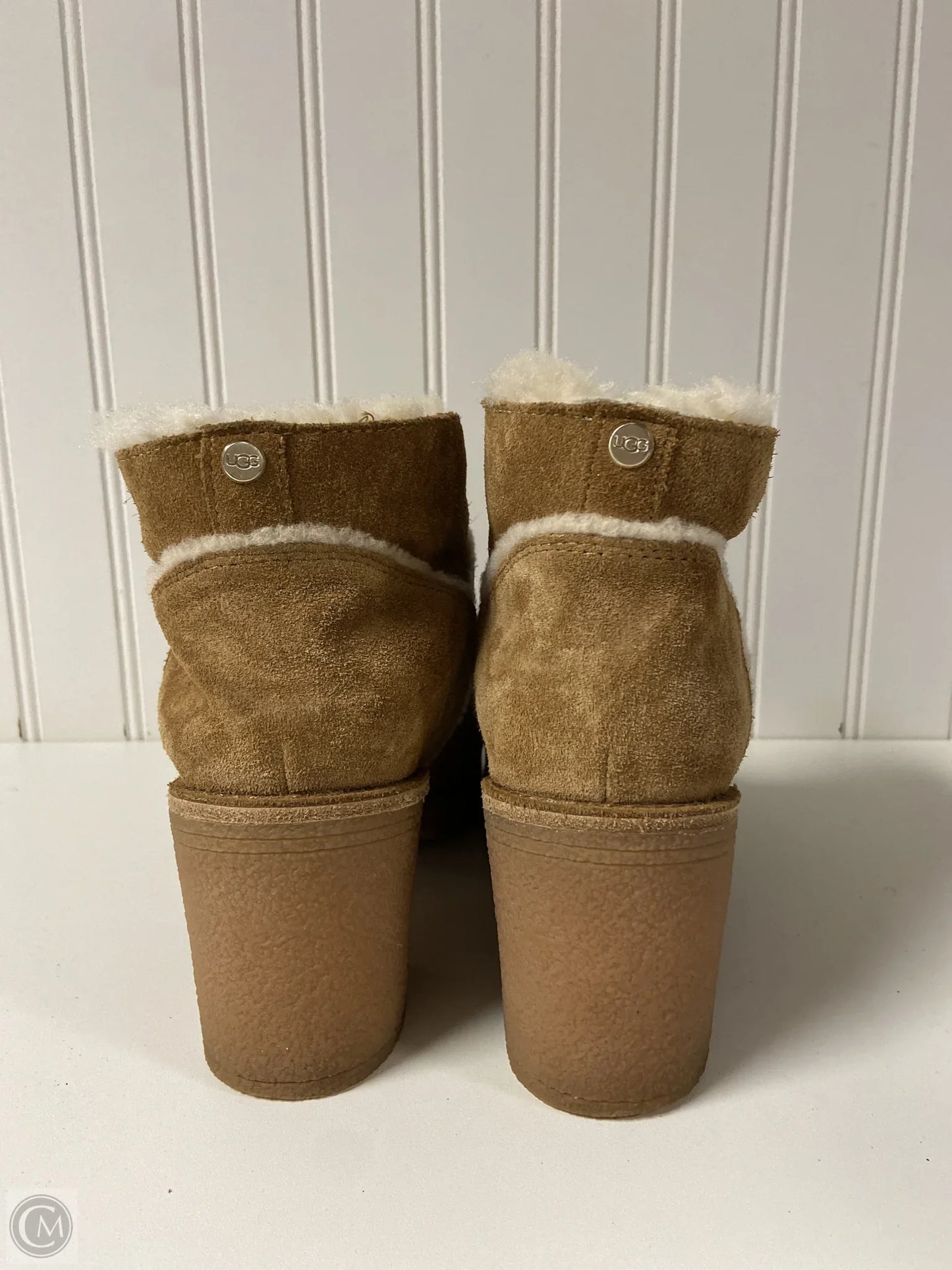 Boots Designer By Ugg In Tan, Size: 8.5