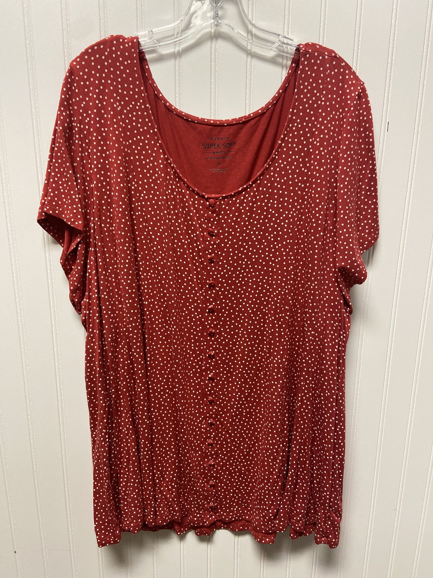 Top Short Sleeve By Torrid  Size: 6