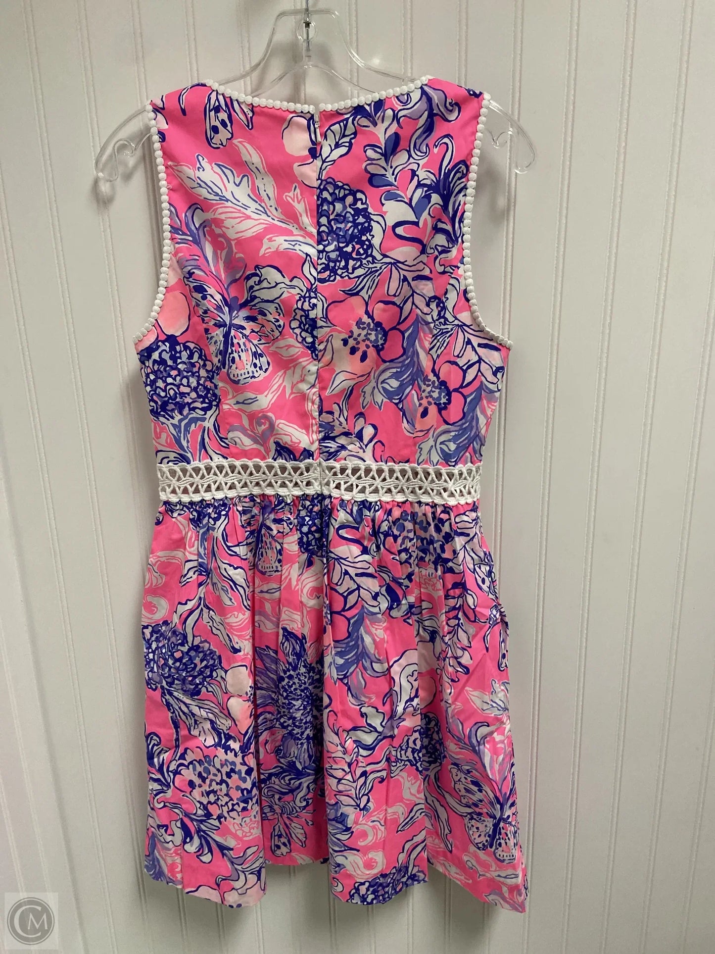 Dress Designer By Lilly Pulitzer In Blue & Pink, Size: 8