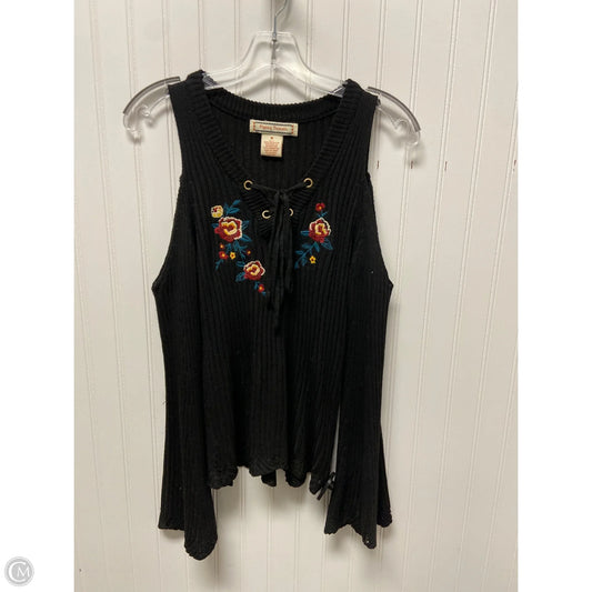 Top Long Sleeve By Flying Tomato In Black, Size: M