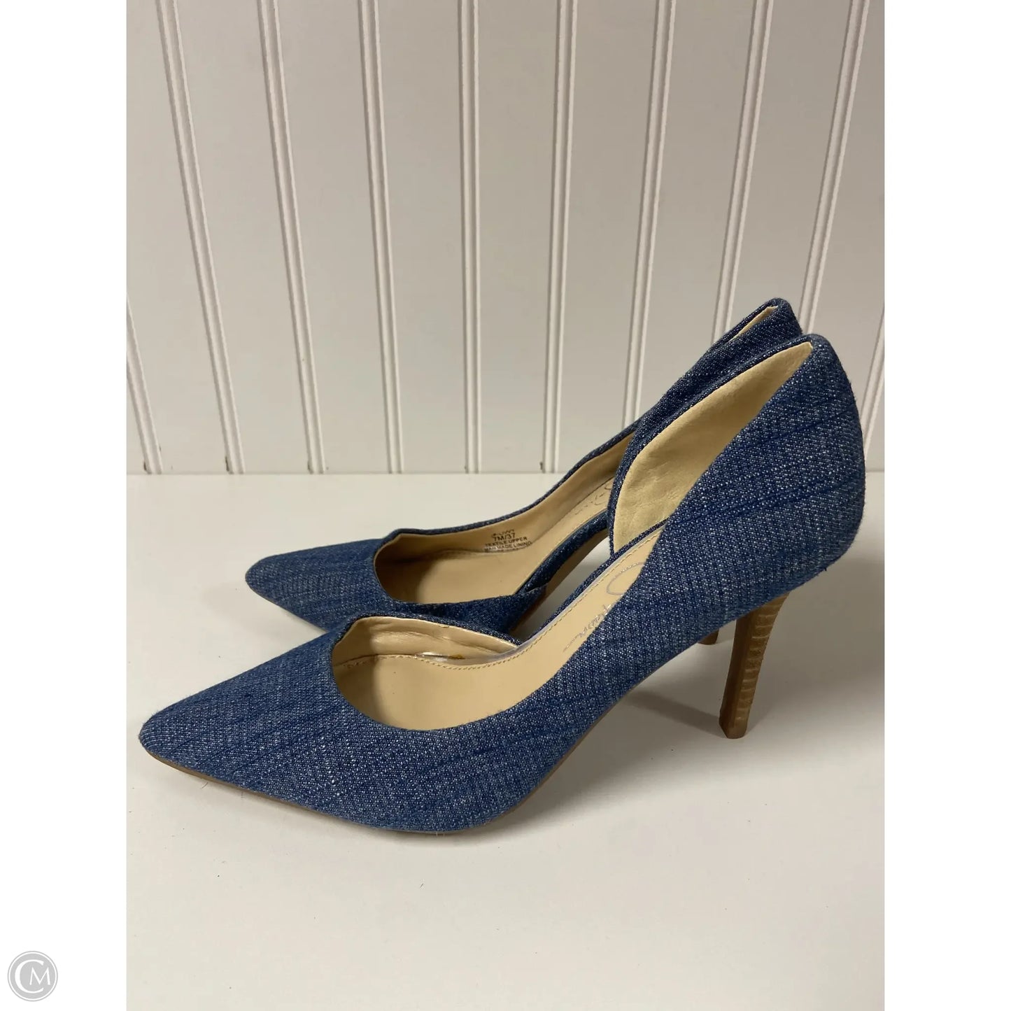 Shoes Heels Stiletto By Jessica Simpson In Blue, Size: 7