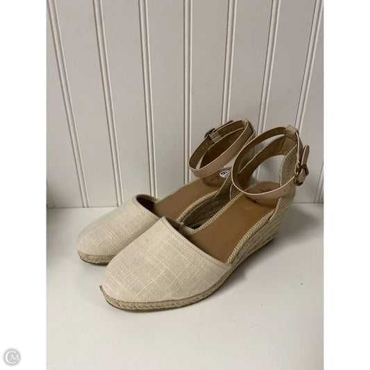 Shoes Heels Block By Style And Co Collection Women In Beige, Size: 6.5